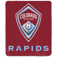 Wholesale-Colorado Rapids Blanket - Winning Image 50" x 60"