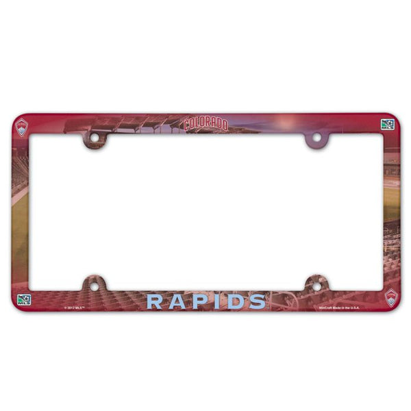 Wholesale-Colorado Rapids Lic Plate Frame Full Color