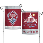 Wholesale-Colorado Rapids Logo Garden Flags 2 sided 12.5" x 18"