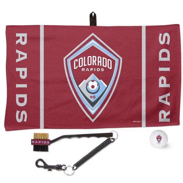 Wholesale-Colorado Rapids Logo / Wordmark Golf Waffle Towel Set