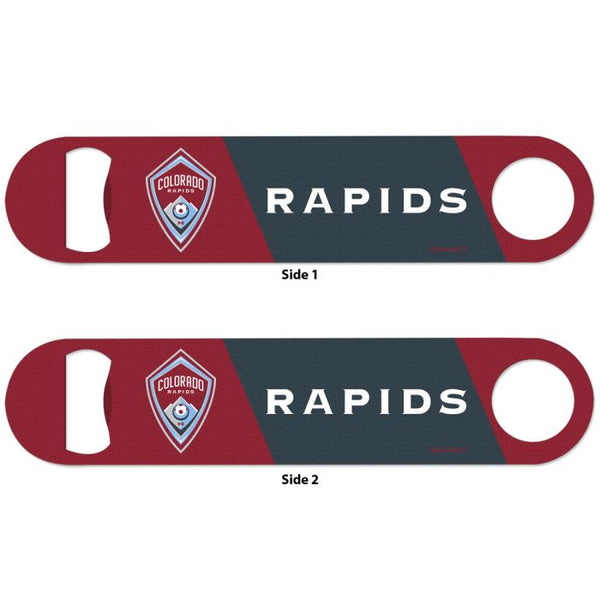 Wholesale-Colorado Rapids Metal Bottle Opener 2 Sided