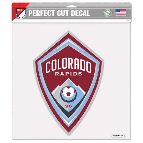 Wholesale-Colorado Rapids Perfect Cut Color Decal 12" x 12"