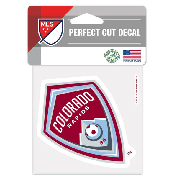 Wholesale-Colorado Rapids Perfect Cut Color Decal 4" x 4"