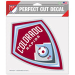 Wholesale-Colorado Rapids Perfect Cut Color Decal 8" x 8"