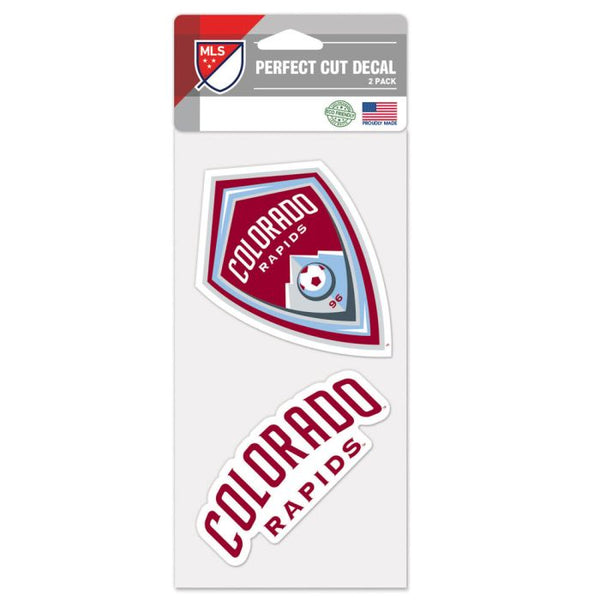 Wholesale-Colorado Rapids Perfect Cut Decal Set of two 4"x4"