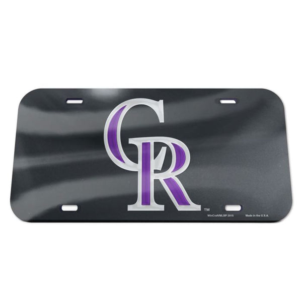 Wholesale-Colorado Rockies Acrylic Classic License Plates