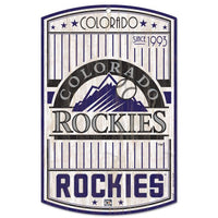 Wholesale-Colorado Rockies Cooperstown Wood Sign 11" x 17" 1/4" thick