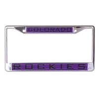 Wholesale-Colorado Rockies Lic Plt Frame S/L Printed