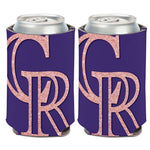 Wholesale-Colorado Rockies Rose Gold Can Cooler 12 oz.