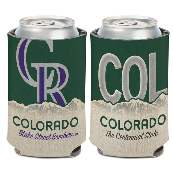 Wholesale-Colorado Rockies STATE PLATE Can Cooler 12 oz.
