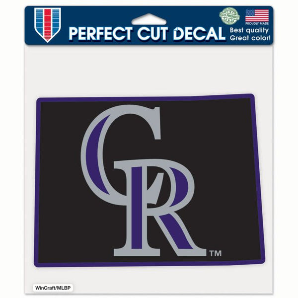 Wholesale-Colorado Rockies STATE Perfect Cut Color Decal 8" x 8"