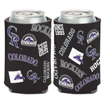 Wholesale-Colorado Rockies scatter Can Cooler 12 oz.