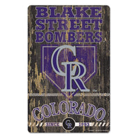 Wholesale-Colorado Rockies slogan Wood Sign 11" x 17" 1/4" thick