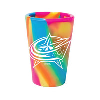 Wholesale-Columbus Blue Jackets 1.5oz Silicone Shot Glass