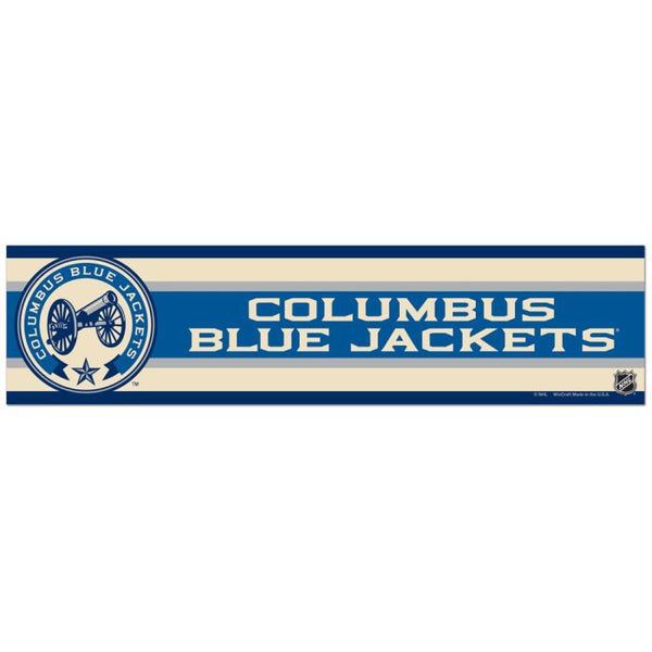 Wholesale-Columbus Blue Jackets 3rd Jersey Logo Bumper Strip 3" x 12"