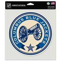 Wholesale-Columbus Blue Jackets 3rd Jersey Logo Perfect Cut Color Decal 8" x 8"