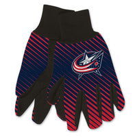 Wholesale-Columbus Blue Jackets Adult Two Tone Gloves