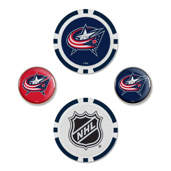 Wholesale-Columbus Blue Jackets Ball Marker Set of four