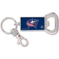 Wholesale-Columbus Blue Jackets Bottle Opener Key Ring Rectangle