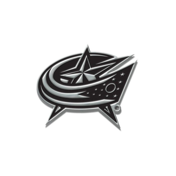 Wholesale-Columbus Blue Jackets Chrome Free Form Auto Emblem