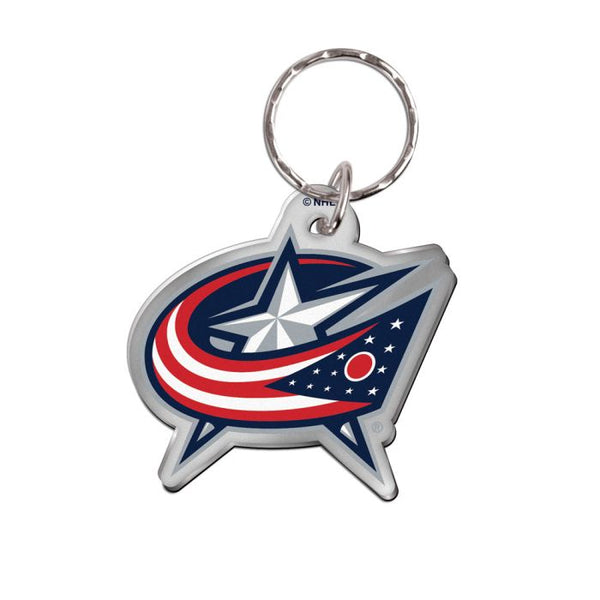 Wholesale-Columbus Blue Jackets FREEFORM Keychain Freeform