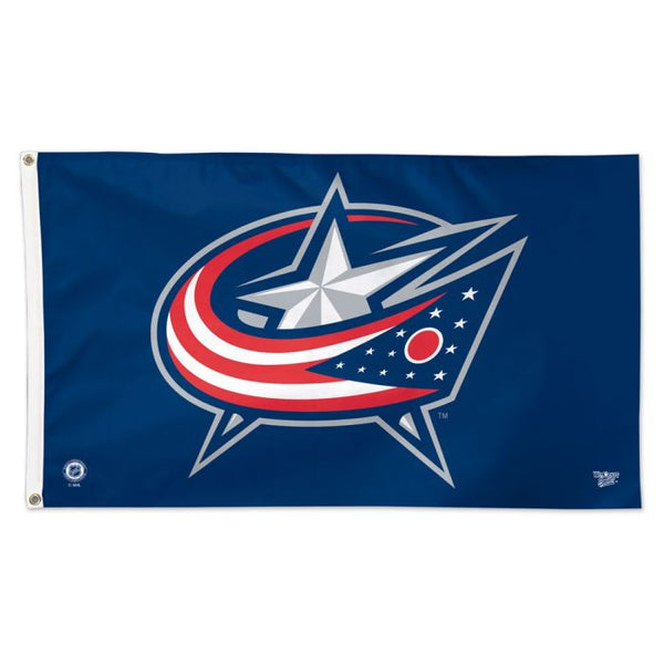 Wholesale-Columbus Blue Jackets Flag - Deluxe 3' X 5'