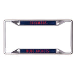 Wholesale-Columbus Blue Jackets GLITTER Lic Plt Frame S/S Printed