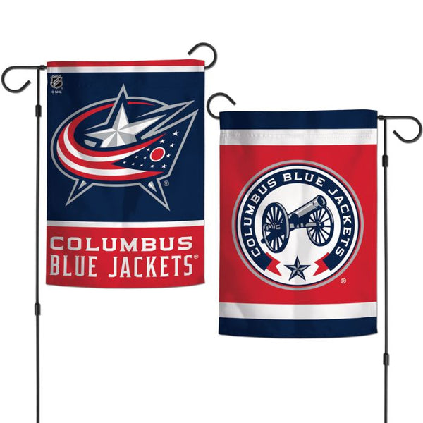 Wholesale-Columbus Blue Jackets Garden Flags 2 sided 12.5" x 18"