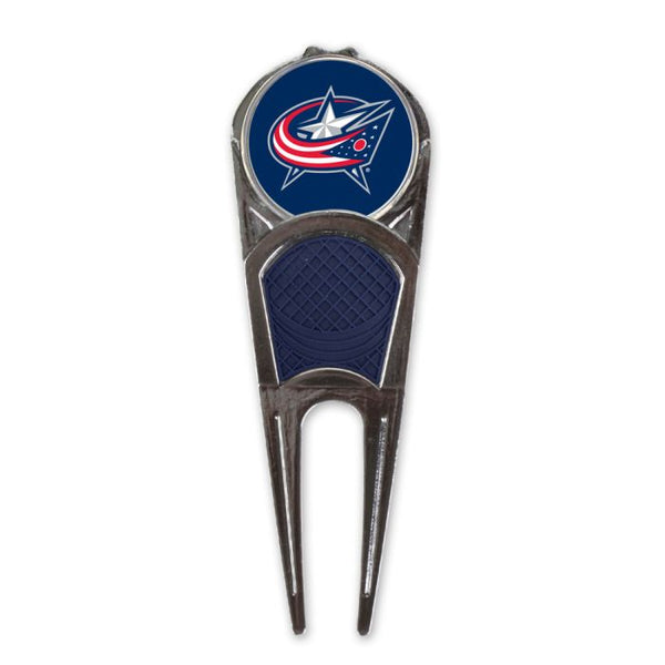 Wholesale-Columbus Blue Jackets Golf Ball Mark Repair Tool*