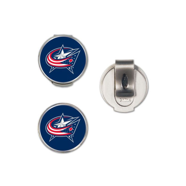 Wholesale-Columbus Blue Jackets Hat Clip w/2 Markers, clamshell