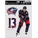 Wholesale-Columbus Blue Jackets Multi Use 3 Fan Pack Johnny Gaudreau