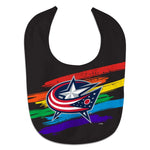 Wholesale-Columbus Blue Jackets PRIDE All Pro Baby Bib