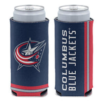 Wholesale-Columbus Blue Jackets PRIMARY 12 oz Slim Can Cooler