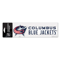 Wholesale-Columbus Blue Jackets Perfect Cut Decals 3" x 10"