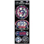 Wholesale-Columbus Blue Jackets Prismatic Decal 4" x 11"