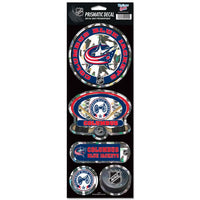 Wholesale-Columbus Blue Jackets Prismatic Decal 4" x 11"