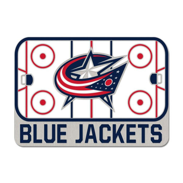 Wholesale-Columbus Blue Jackets RINK Collector Enamel Pin Jewelry Card