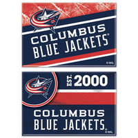 Wholesale-Columbus Blue Jackets Rectangle Magnet, 2pack 2" x 3"