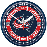 Wholesale-Columbus Blue Jackets Round Wall Clock 12.75"