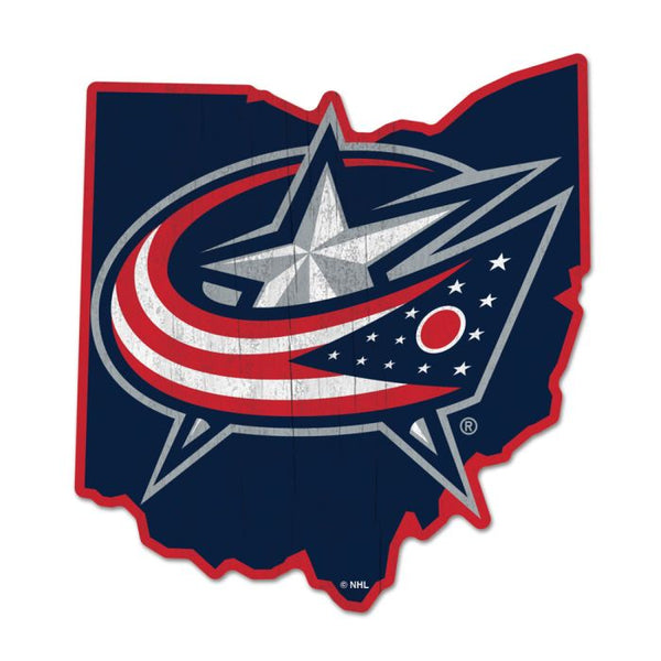 Wholesale-Columbus Blue Jackets STATE SHAPE