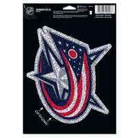 Wholesale-Columbus Blue Jackets Shimmer Decals 5" x 7"