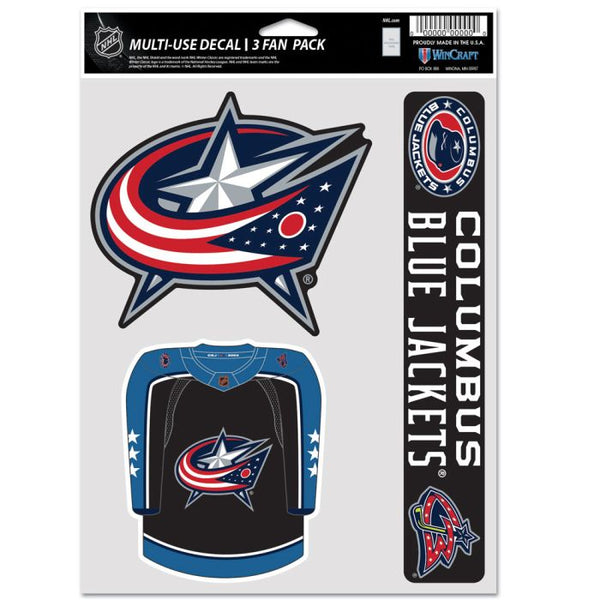 Wholesale-Columbus Blue Jackets Special Edition Multi Use 3 Fan Pack