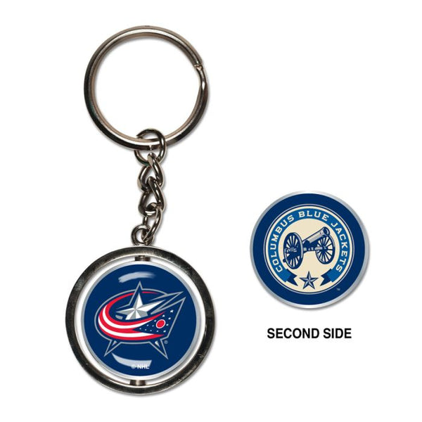 Wholesale-Columbus Blue Jackets Spinner Key Ring