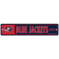 Wholesale-Columbus Blue Jackets Street / Zone Sign 3.75" x 19"