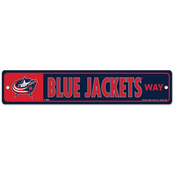 Wholesale-Columbus Blue Jackets Street / Zone Sign 3.75" x 19"