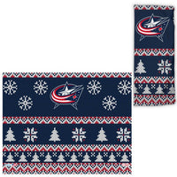 Wholesale-Columbus Blue Jackets / Ugly Sweater Ugly Sweater Fan Wraps