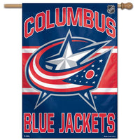 Wholesale-Columbus Blue Jackets Vertical Flag 28" x 40"