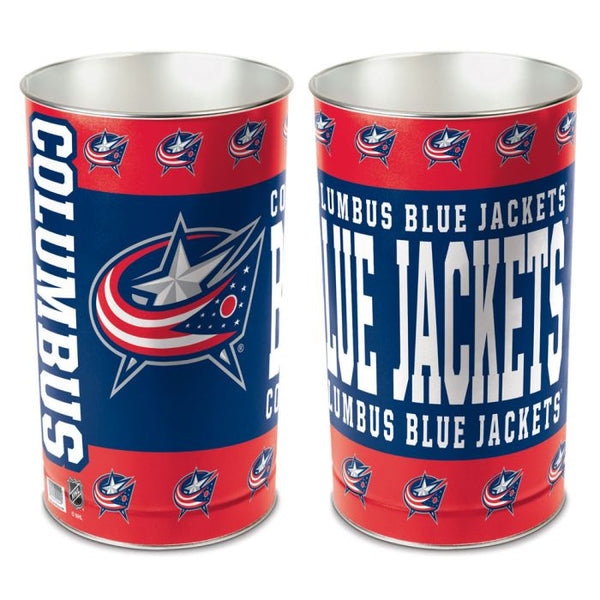 Wholesale-Columbus Blue Jackets Wastebasket - tapered 15"H