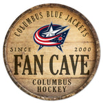 Wholesale-Columbus Blue Jackets Wood Sign 14" Rnd