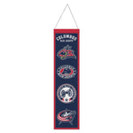 Wholesale-Columbus Blue Jackets Wool Banner 8" x 32"